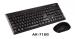 TECLADO + MOUSE SATELLITE AK-718G 2.4GHz  USB INALAMBRICO